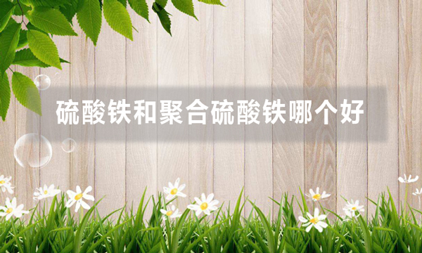 硫酸鐵和聚合硫酸鐵哪個好(硫酸鐵與聚合硫酸鐵的優勢)