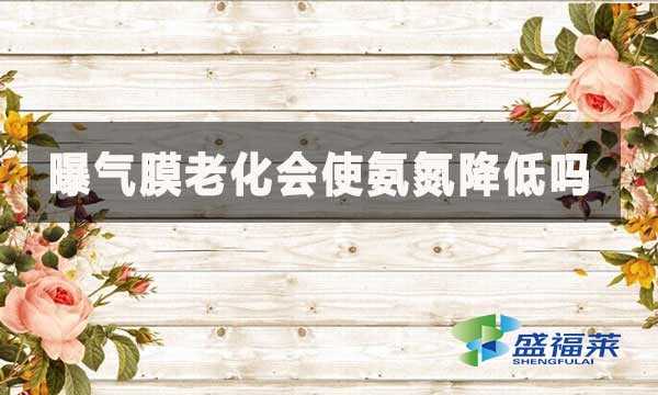 曝氣膜老化會使氨氮降低嗎?